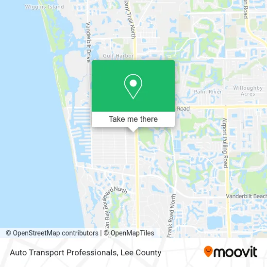 Auto Transport Professionals map