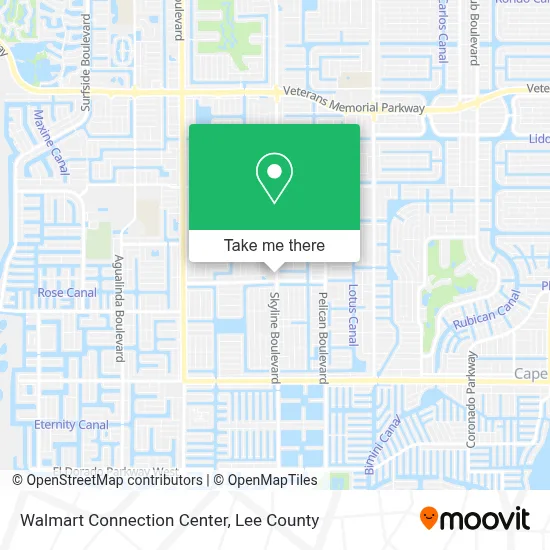 Walmart Connection Center map