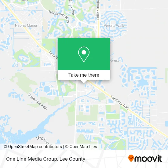 One Line Media Group map
