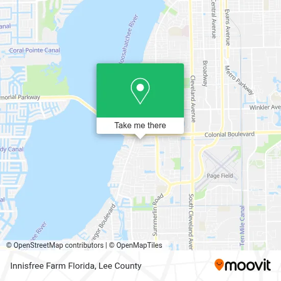 Innisfree Farm Florida map