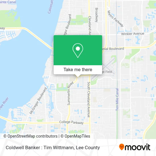 Coldwell Banker : Tim Wittmann map