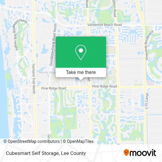 Cubesmart Self Storage map