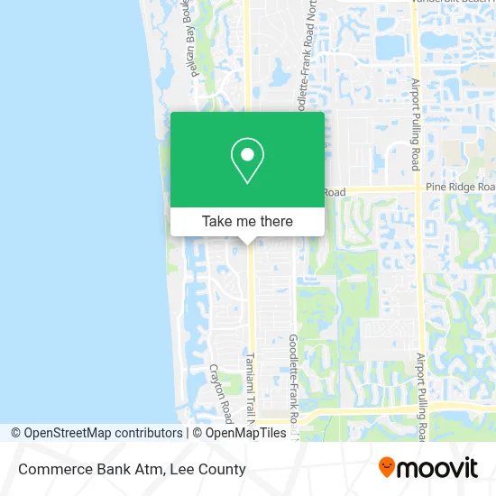 Commerce Bank Atm map