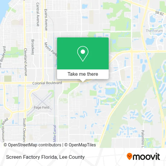 Screen Factory Florida map
