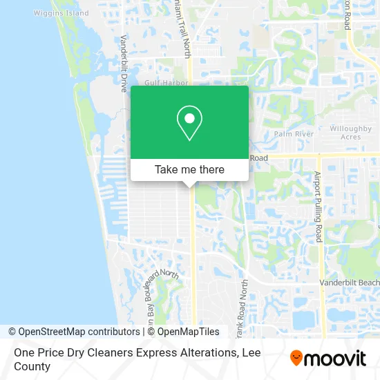 One Price Dry Cleaners Express Alterations map