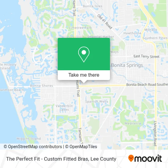 The Perfect Fit - Custom Fitted Bras map