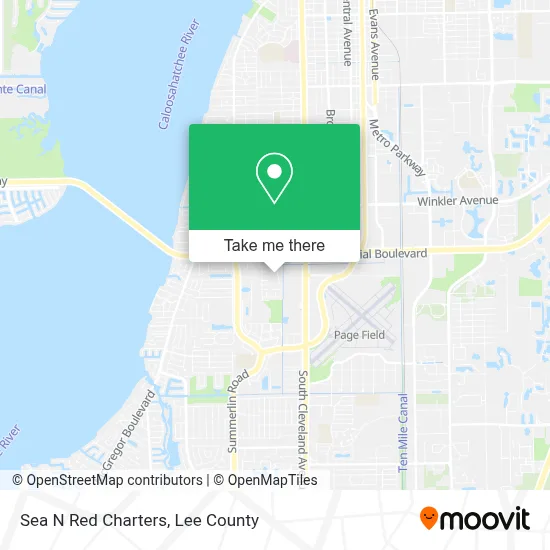 Sea N Red Charters map