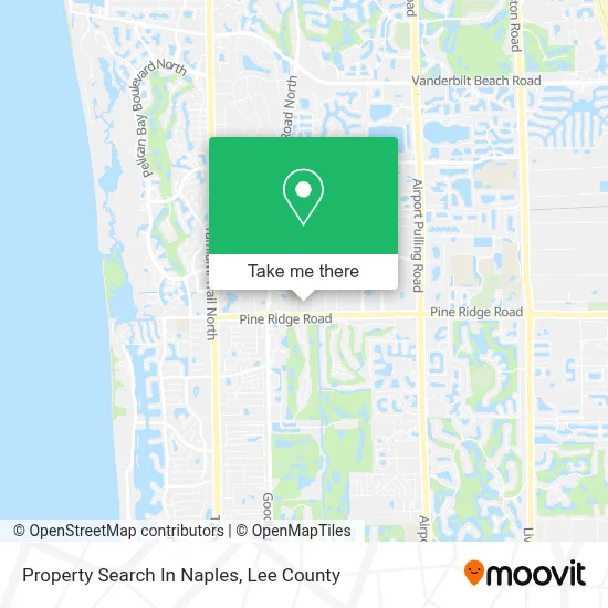 Property Search In Naples map