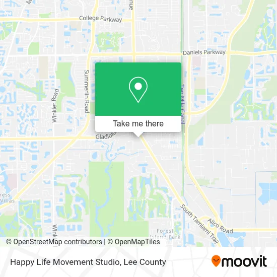 Happy Life Movement Studio map