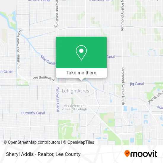 Sheryl Addis - Realtor map