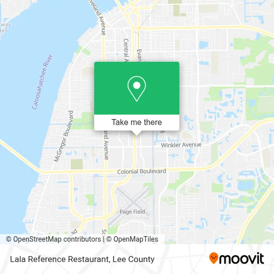 Lala Reference Restaurant map