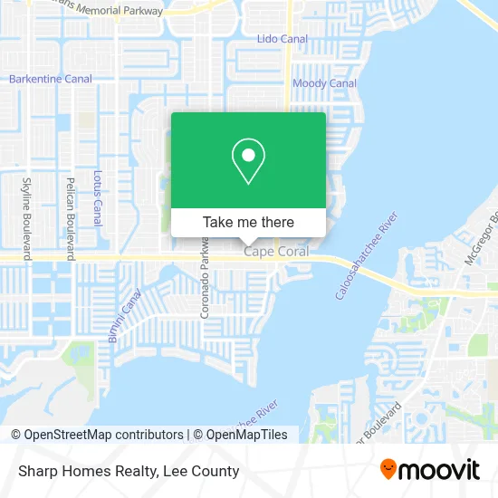 Sharp Homes Realty map