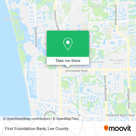 First Foundation Bank map