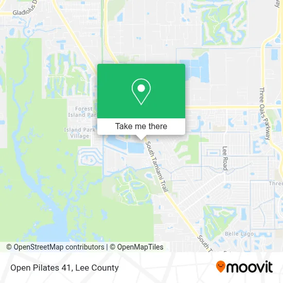 Open Pilates 41 map