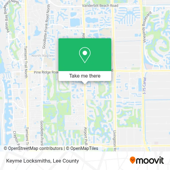 Keyme Locksmiths map