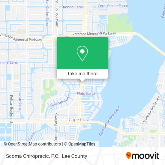 Scoma Chiropracic, P.C. map