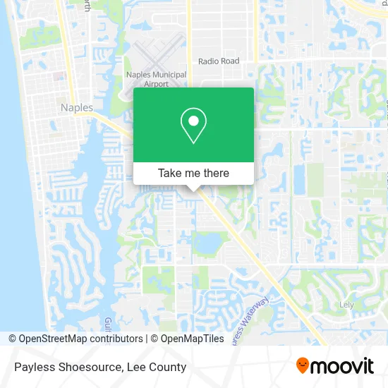 Payless Shoesource map