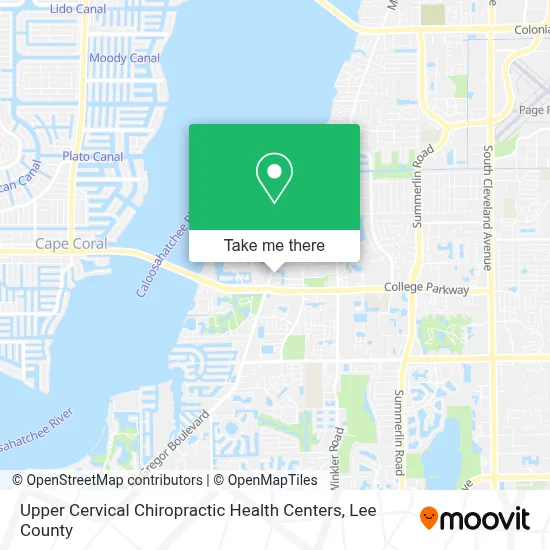 Upper Cervical Chiropractic Health Centers map