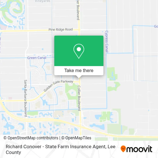 Richard Conover - State Farm Insurance Agent map