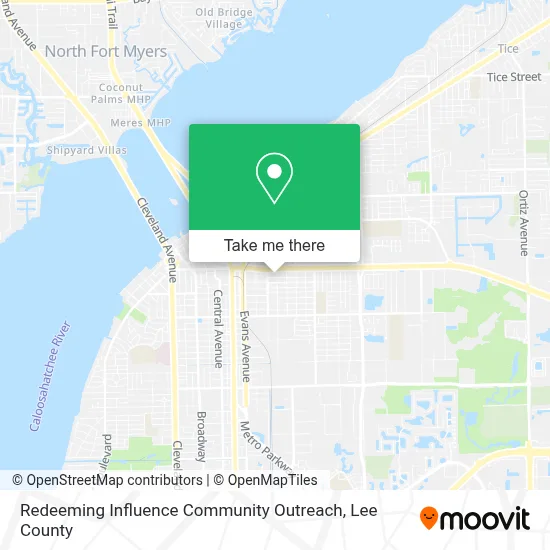 Redeeming Influence Community Outreach map
