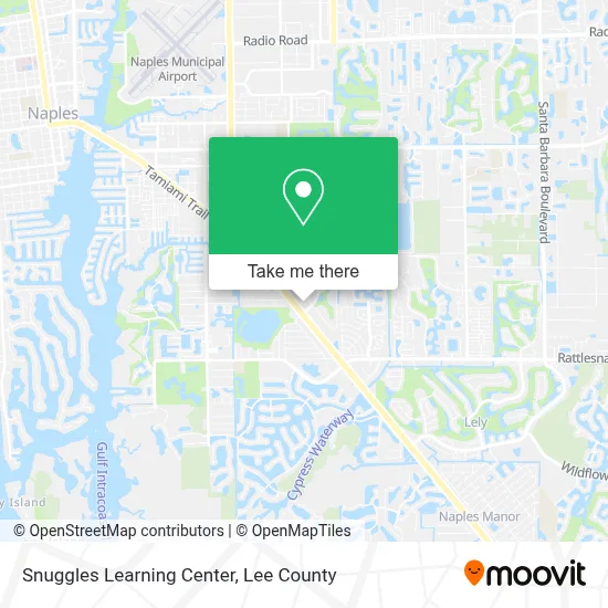 Snuggles Learning Center map