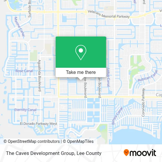 The Caves Development Group map