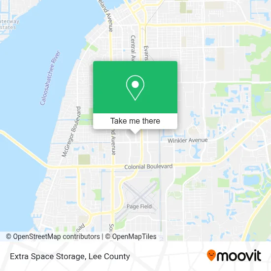 Extra Space Storage map