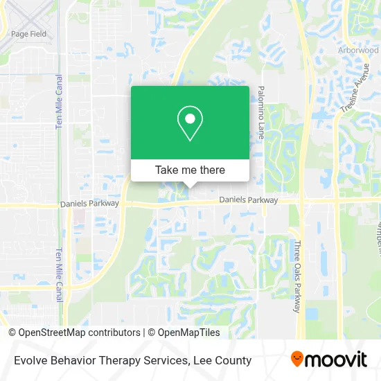 Evolve Behavior Therapy Services map
