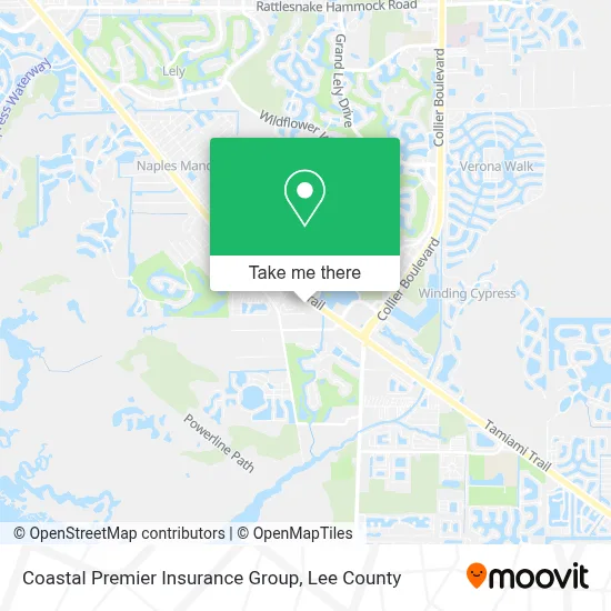 Coastal Premier Insurance Group map