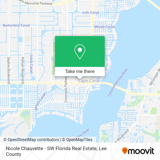 Nicole Chauvette - SW Florida Real Estate map