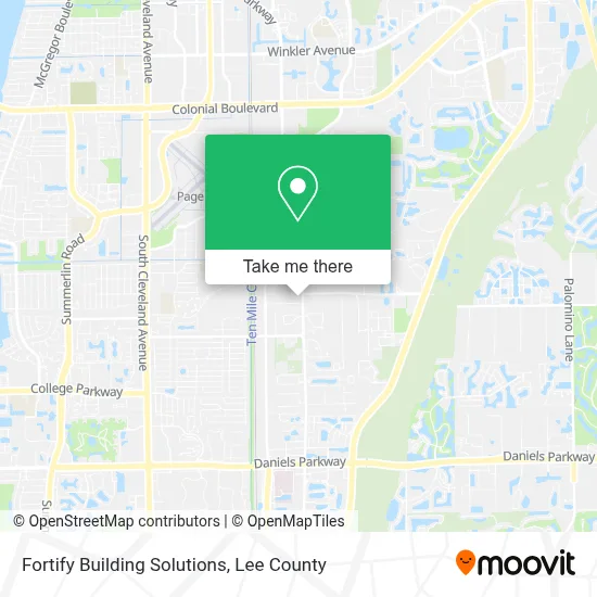 Fortify Building Solutions map
