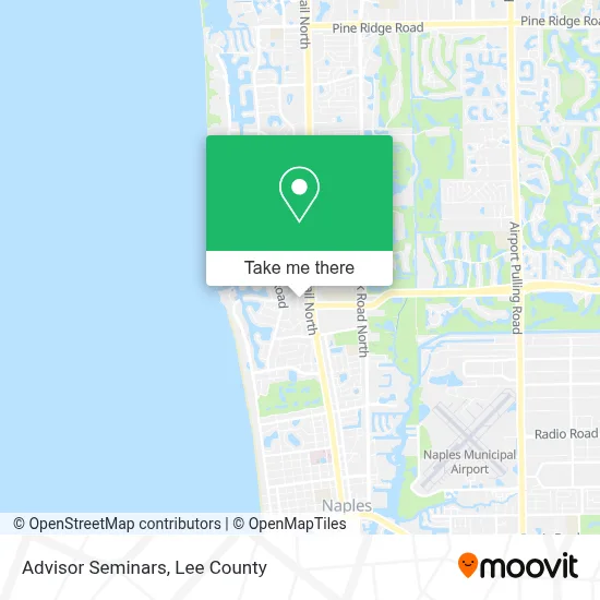 Advisor Seminars map