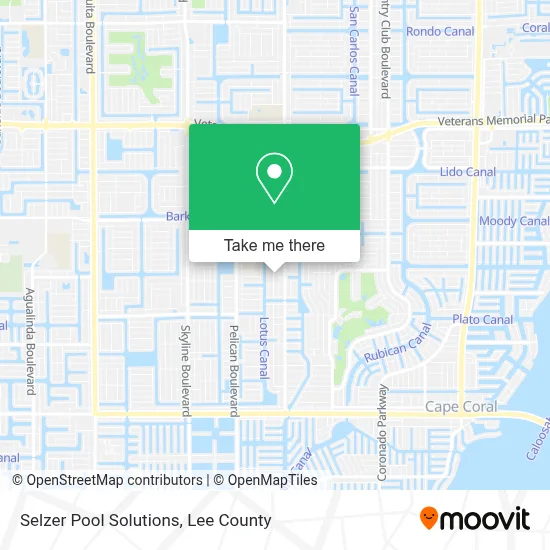 Selzer Pool Solutions map