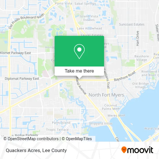 Quackers Acres map
