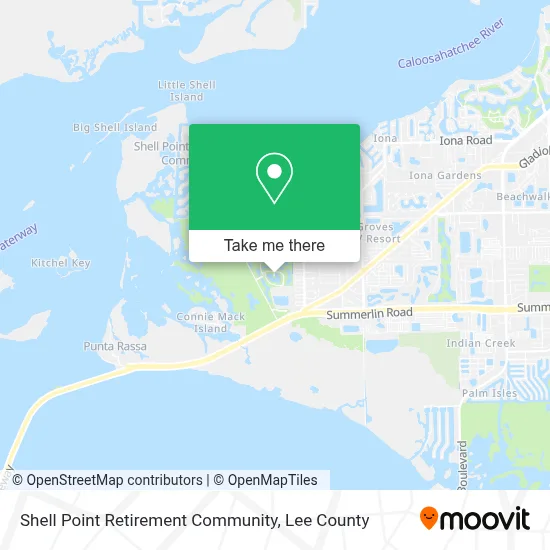Shell Point Retirement Community map