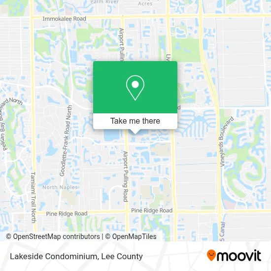 Lakeside Condominium map
