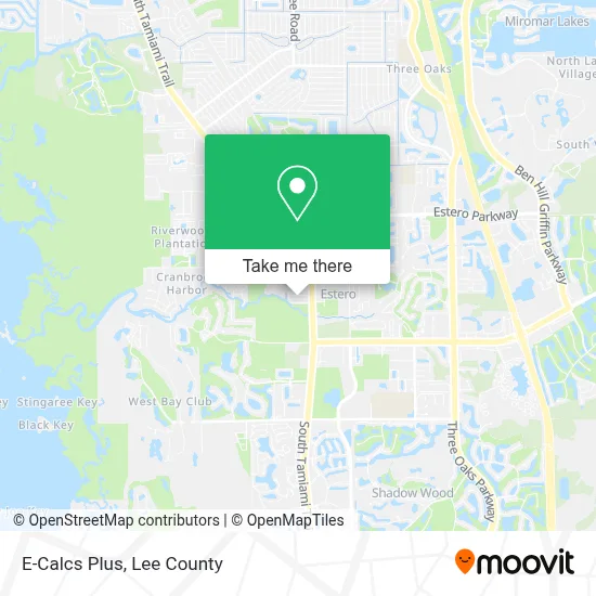 E-Calcs Plus map