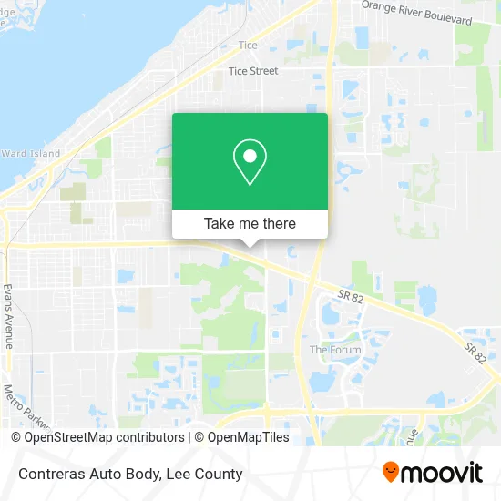 Contreras Auto Body map