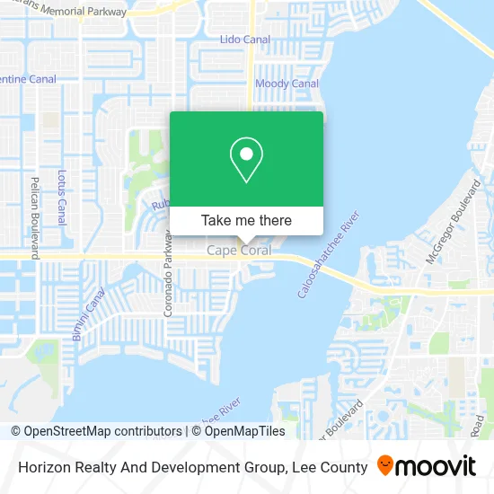 Horizon Realty And Development Group map