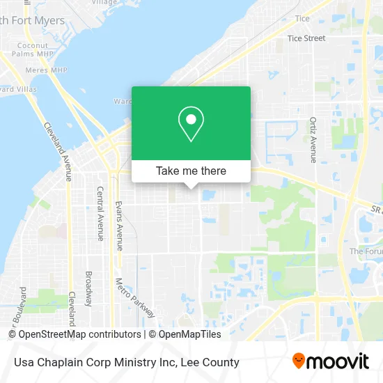Usa Chaplain Corp Ministry Inc map
