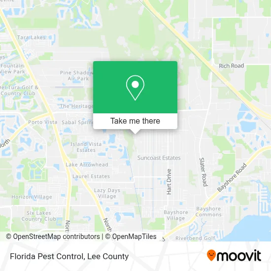 Florida Pest Control map
