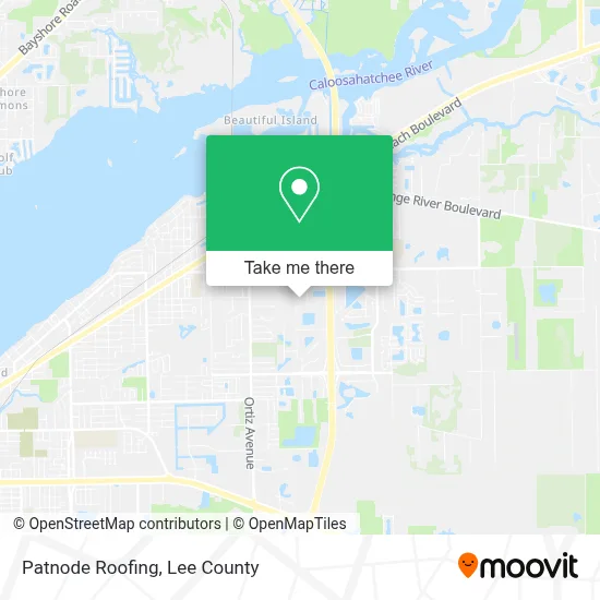 Patnode Roofing map