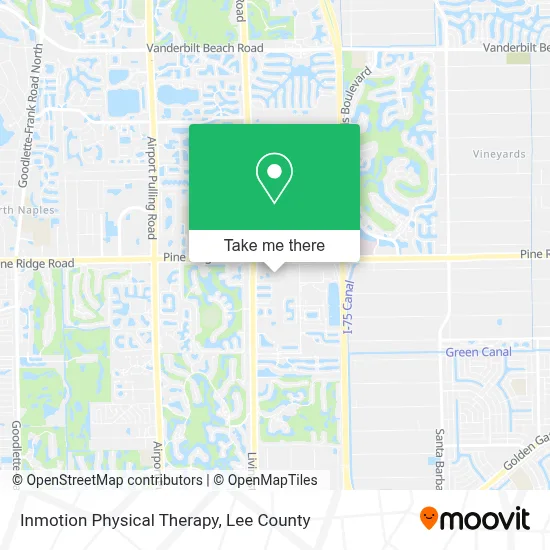 Inmotion Physical Therapy map