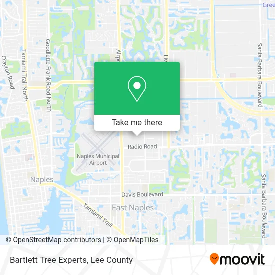 Bartlett Tree Experts map