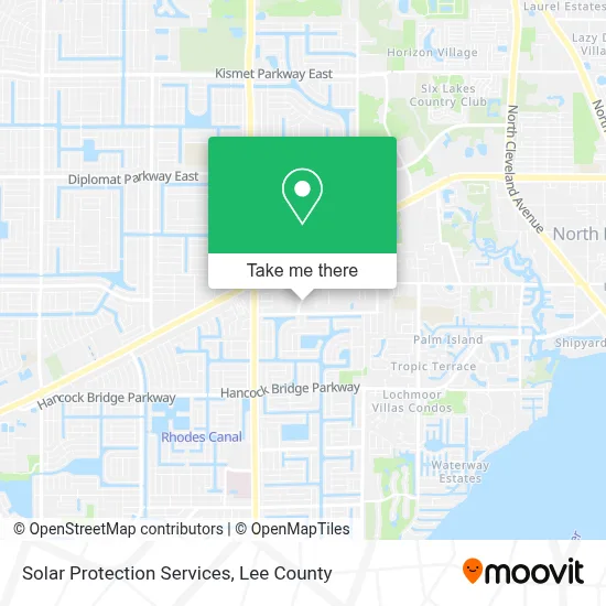Solar Protection Services map