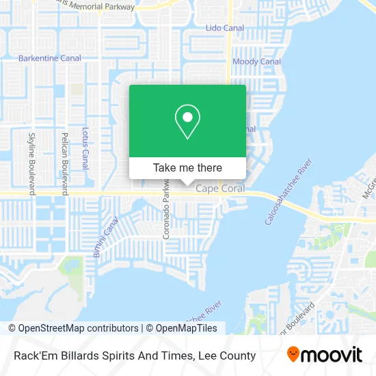 Rack'Em Billards Spirits And Times map