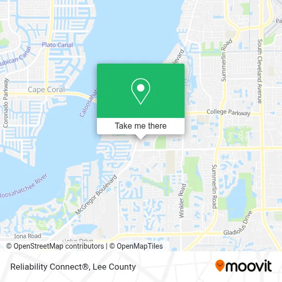 Reliability Connect® map
