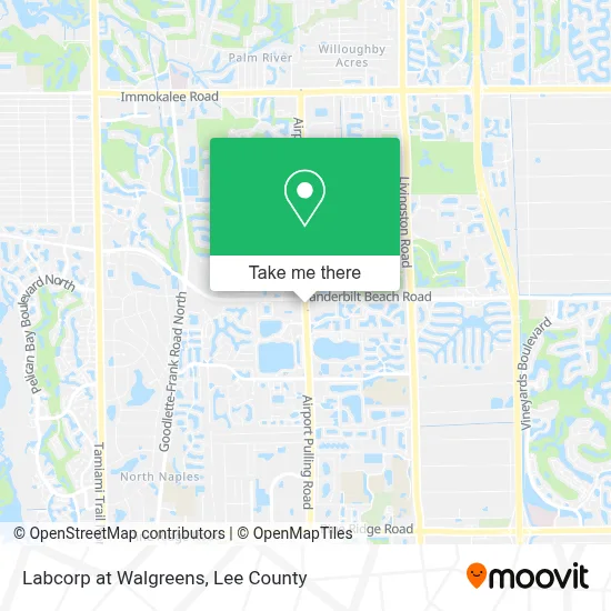 Labcorp at Walgreens map