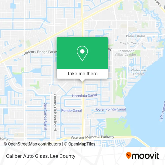 Caliber Auto Glass map