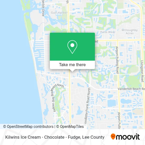 Kilwins Ice Cream - Chocolate - Fudge map